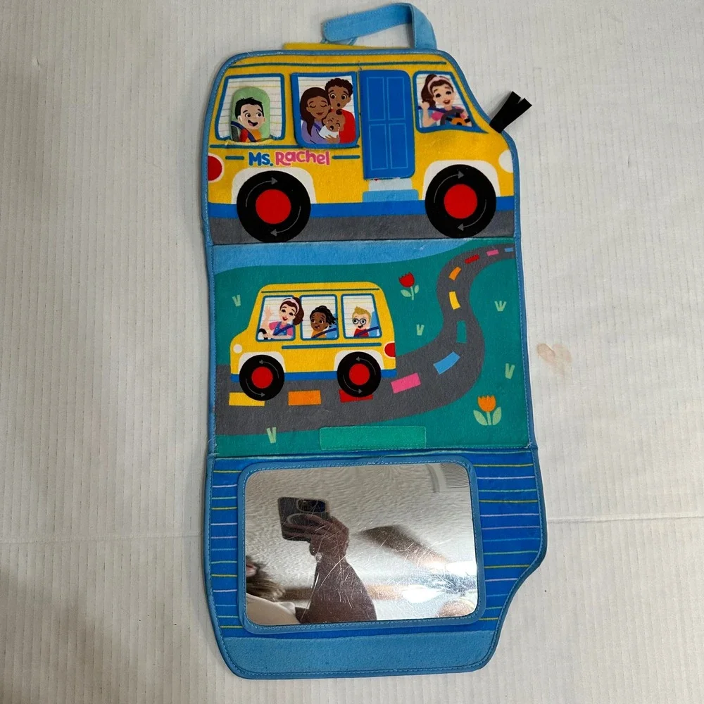 Ms Rachel Sensory Learning Farm Tummy‎ Time Activity Bus & Soft Book Lot